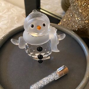 ⛄️ SWAROVSKI Snowman w/ Loose Crystal Vile